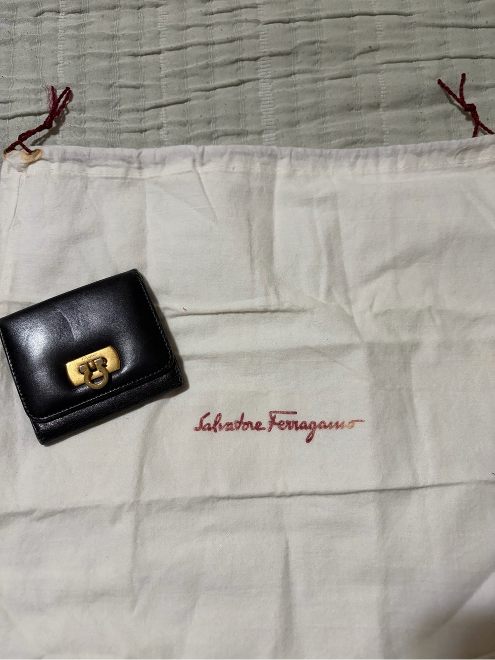 Salvatore Ferragamo compact coin wallet